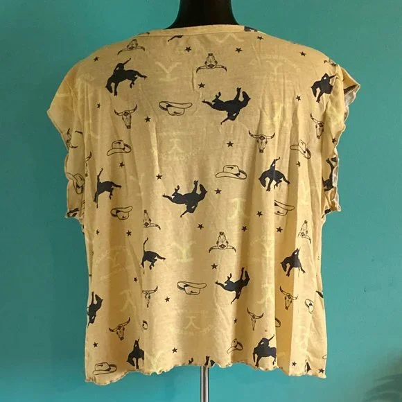 Yellowstone Pyjama Short Set - Picture 3 of 5